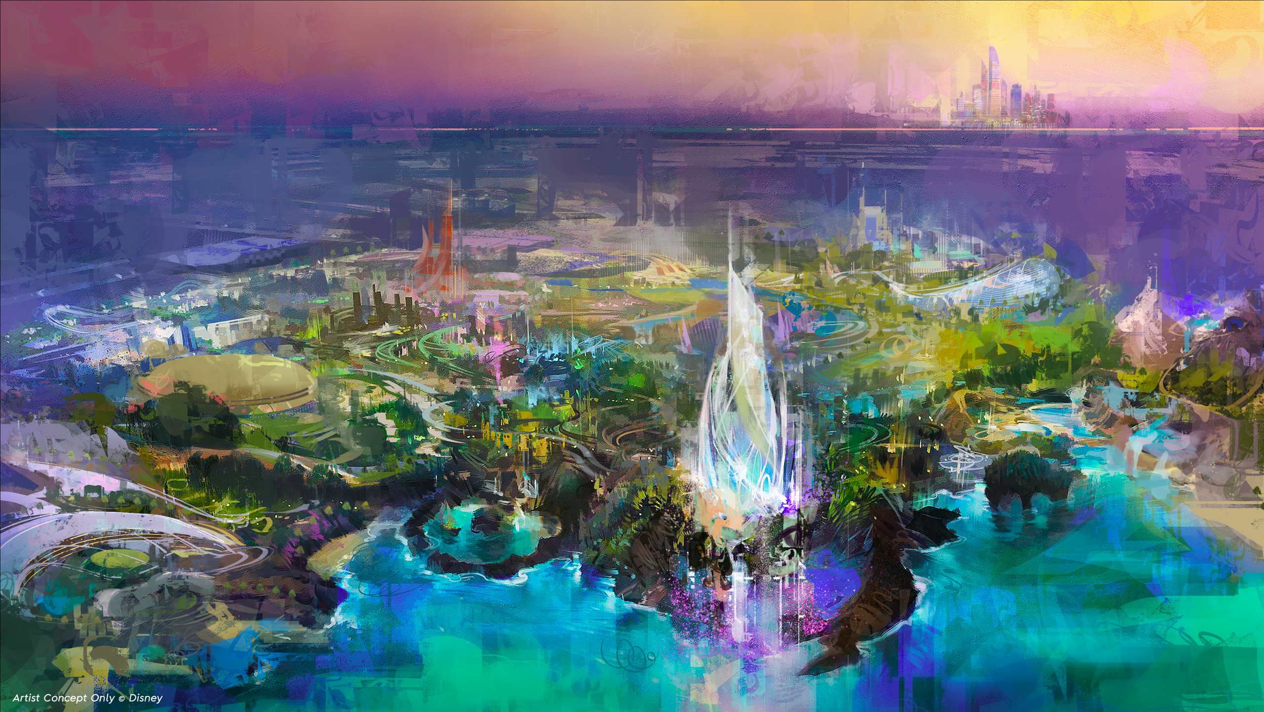 Disneyland Abu Dhabi rendering